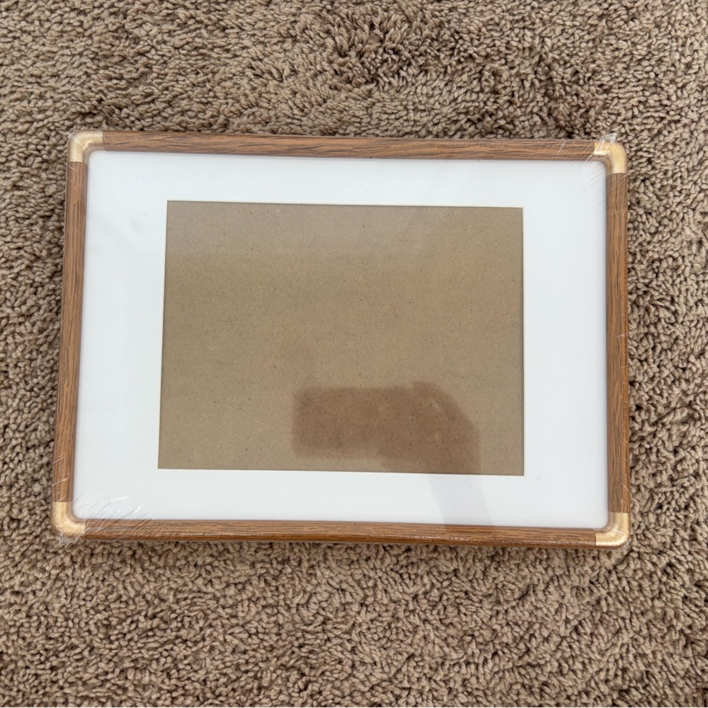 Modern Brown and White Picture Frame